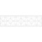 Ekena Millwork Set of Four Panels for 94 1/2"W x 24 1/4"H Haswell Fretwork Wainscot Wall Paneling WPKP12X01X47HWL - alternate 4